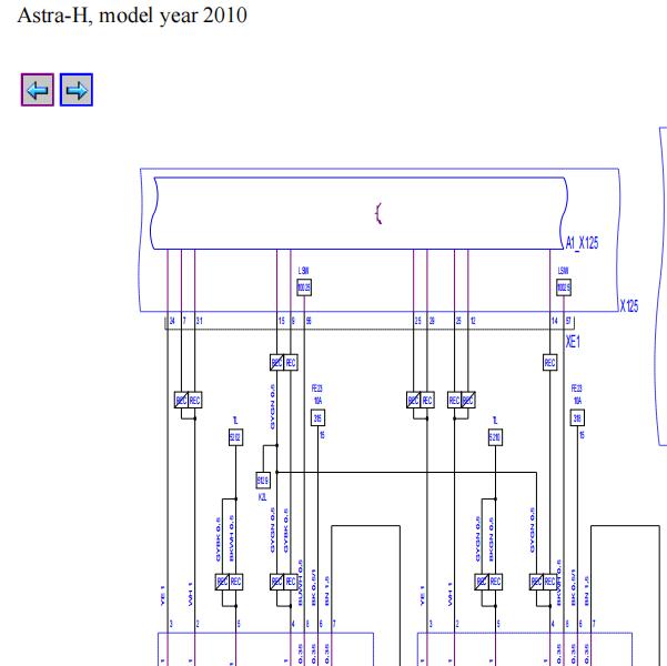 2010年欧宝雅特大灯电路图