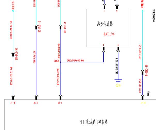 2018年长安欧尚科赛电动尾门电路图