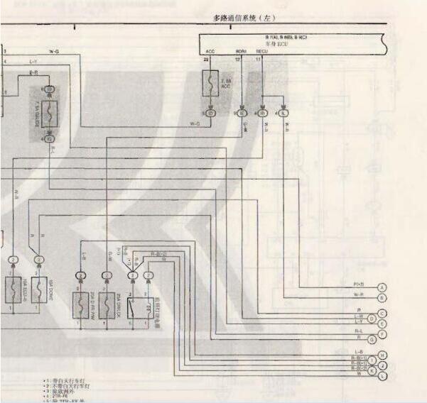 2006年丰田普拉多诊断通讯电路图