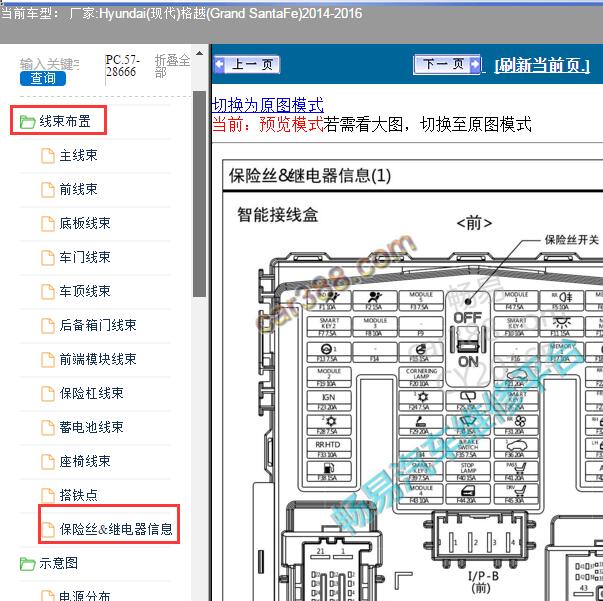 2014年现代格越保险继电器位置