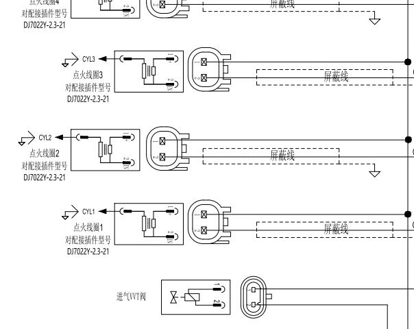 五菱柳机LJ4A15Q6发动机电路