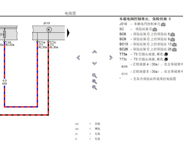 2022年大众途昂车载电网控制单元电路图