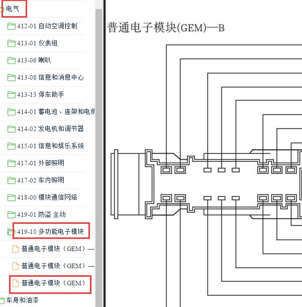 2009-2010年福特嘉年华 车身针脚定义
