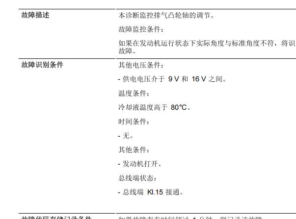 2017年宝马X1 故障码130304诊断资料