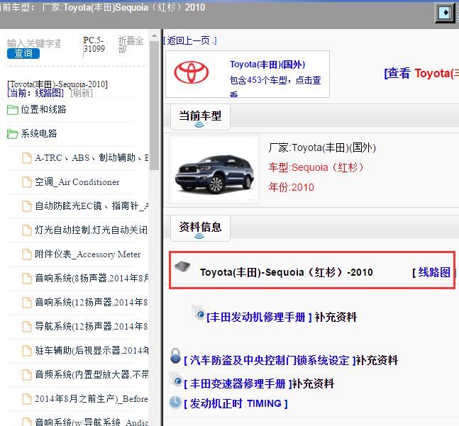 2010年Toyota(丰田)-Sequoia（红杉）全车电路图