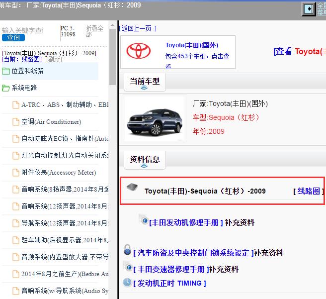 2009年Toyota(丰田)-Sequoia（红杉）全车电路图