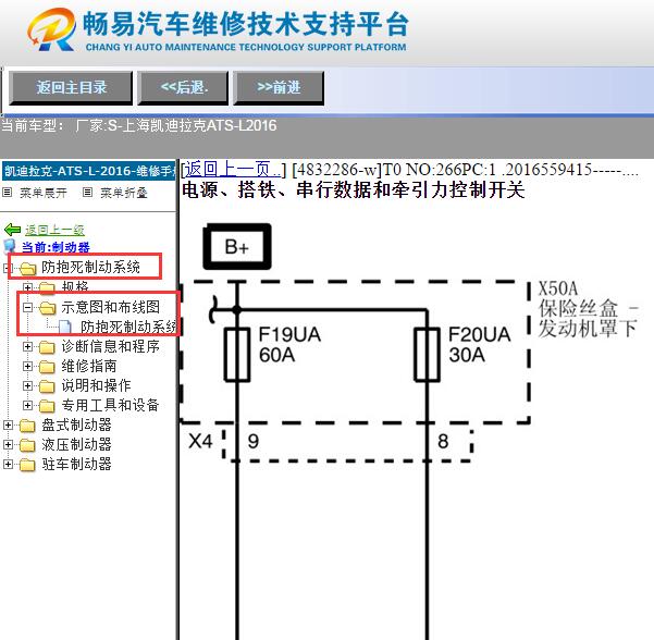 2016年凯迪拉克ATSL ABS电路图