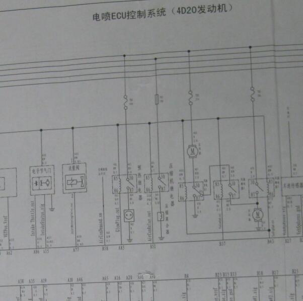 2011年长城哈弗H5 GW4D20发动机电路图
