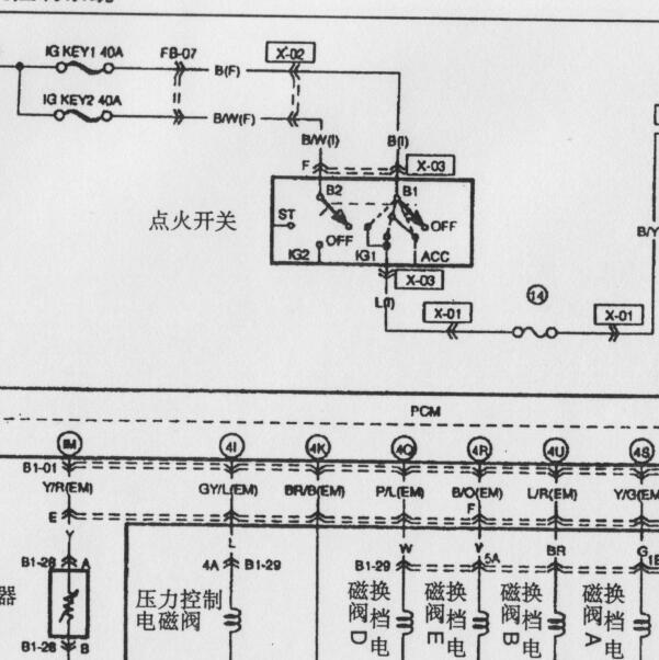 海马普力马 点火电路图