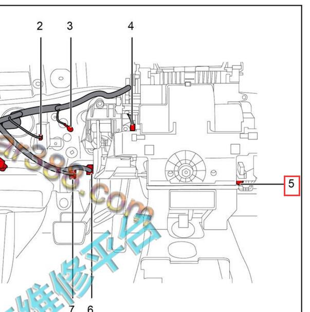 2020年名爵MG6 Phev 加热器位置