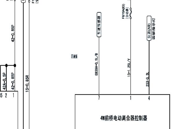 2018年庆铃达咖四驱电路图和拆装资料