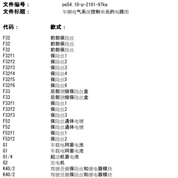 2001年奔驰SL 350充电系统电路图