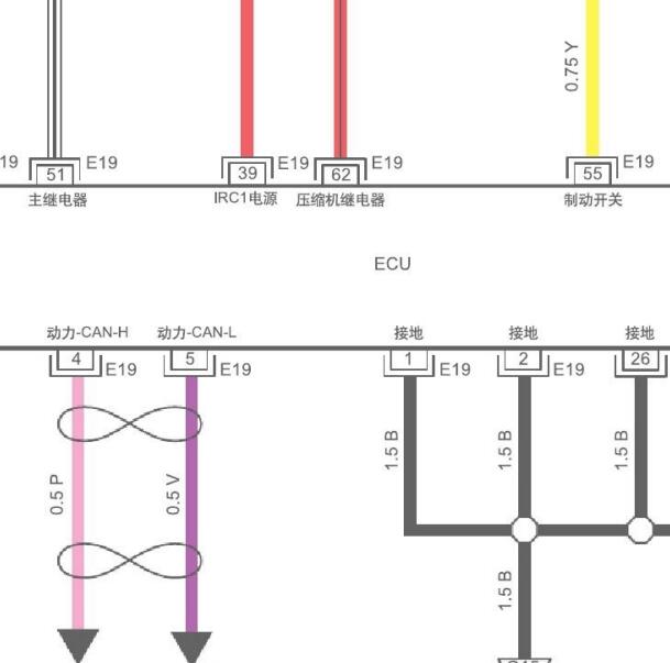 2021-2022年嘉悦A5发动机电路图