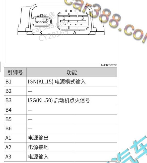 2019年哈弗H6 DCDC 针脚定义