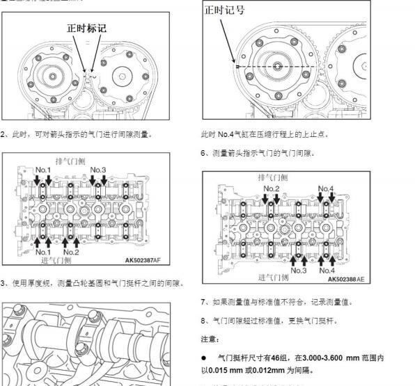 2017年五十铃瑞迈4K22D发动机正时