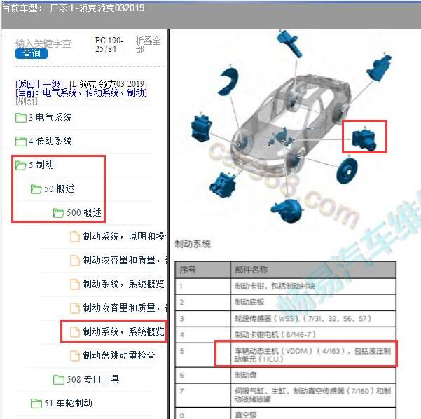 2019年领克03 VDDM模块位置