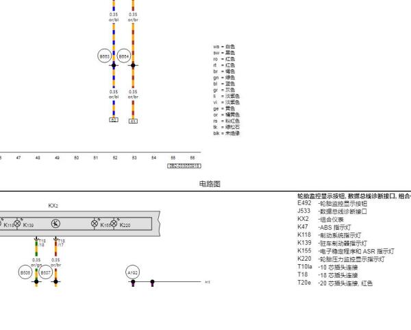 2017年大众迈腾ABS电路图和维修手册
