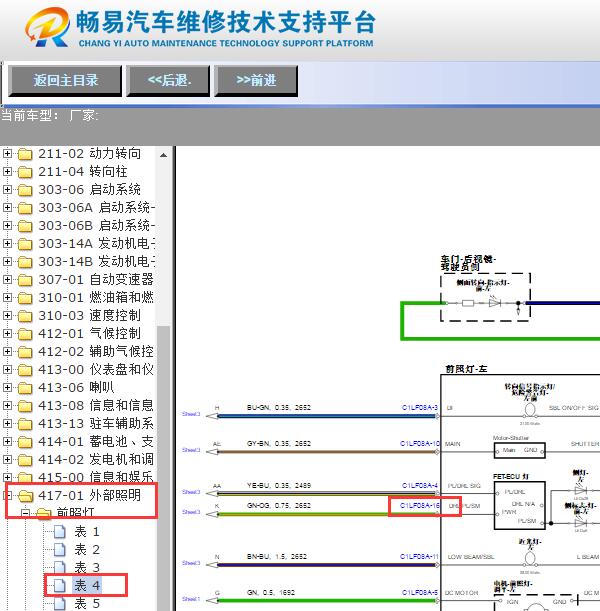 2015年路虎揽胜极光大灯电路图