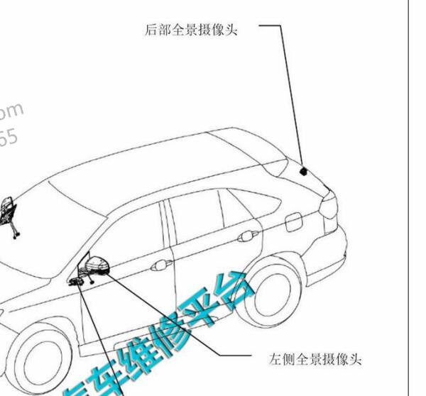 2015年比亚迪S7倒车影像模块位置