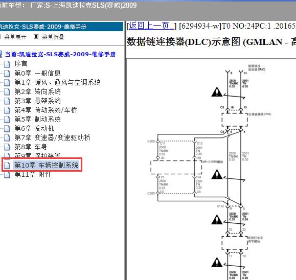 2009年上海凯迪拉克-SLS(赛威) 通讯电路图