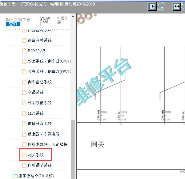2016年长城哈弗H6运动版通讯电路图