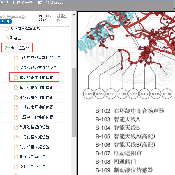 2023年一汽红旗-红旗HQ9 智能天线位置