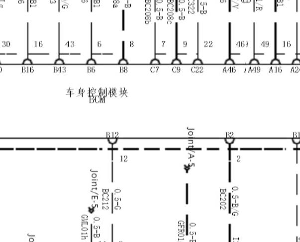 2019年江淮帅铃防盗和车身电路图