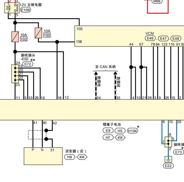 2022年日产艾睿雅锂电池模块电路图和位置