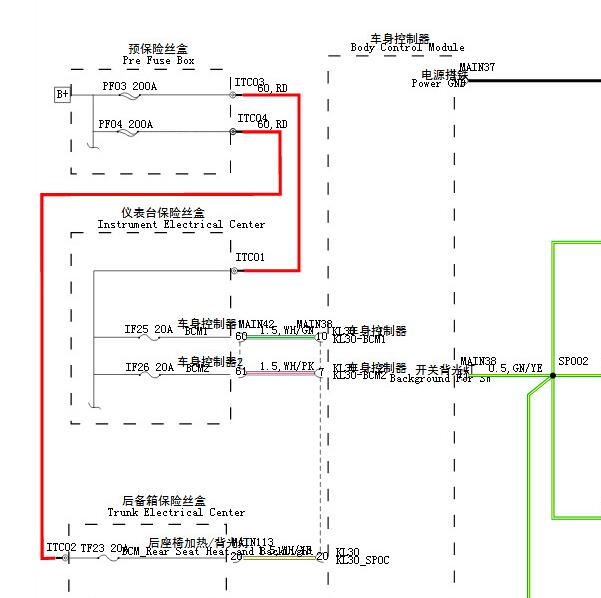 2021年蔚来ET7车身网关电路图和维修手册