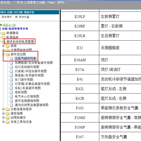 2015年上海雪佛兰-创酷 发动机冷却液节温器加热器位置