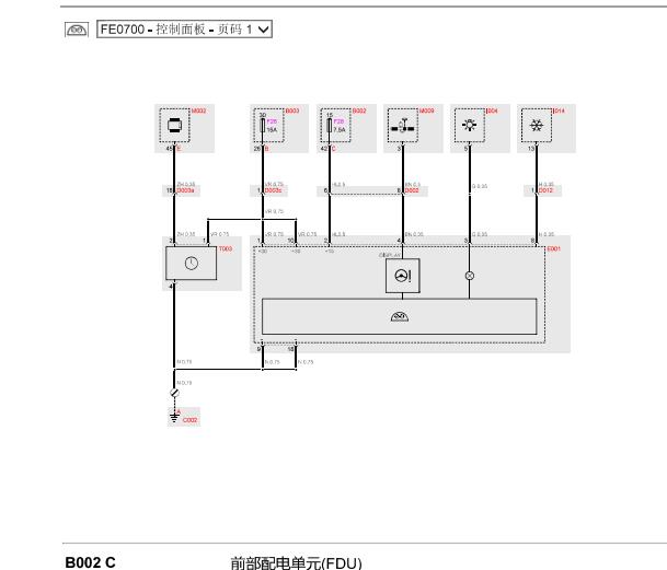 2014-2017年玛莎拉蒂Ghibl仪表电路图