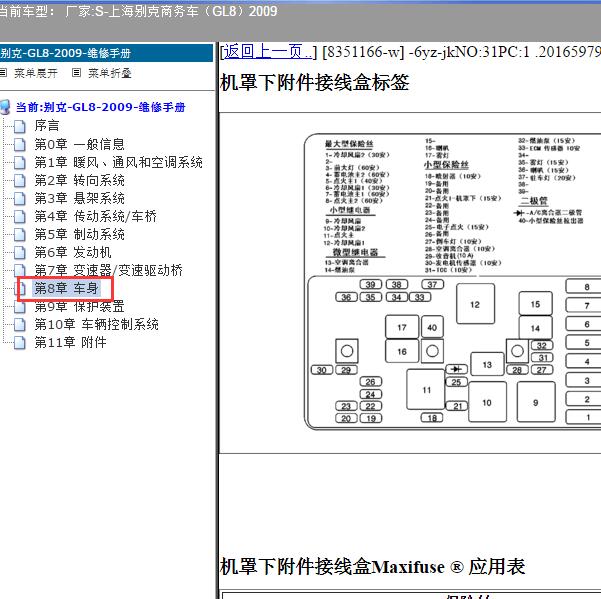 2009年上海别克-商务车（GL8）保险资料