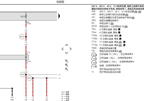 2022年大众ID.4X保险丝电路图资料