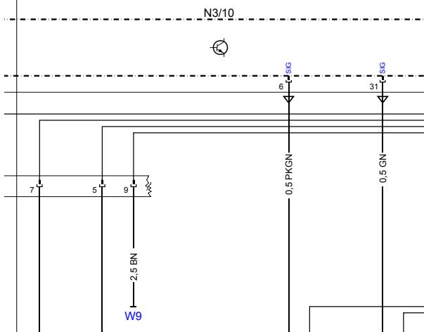 2019年奔驰A200发动机电路图资料