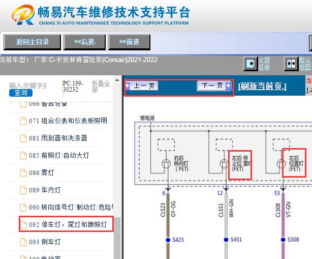 2021-2022年林肯冒险家小灯电路图资料