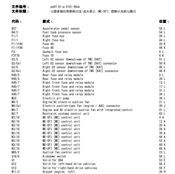 2003年奔驰S350发动机电路图资料