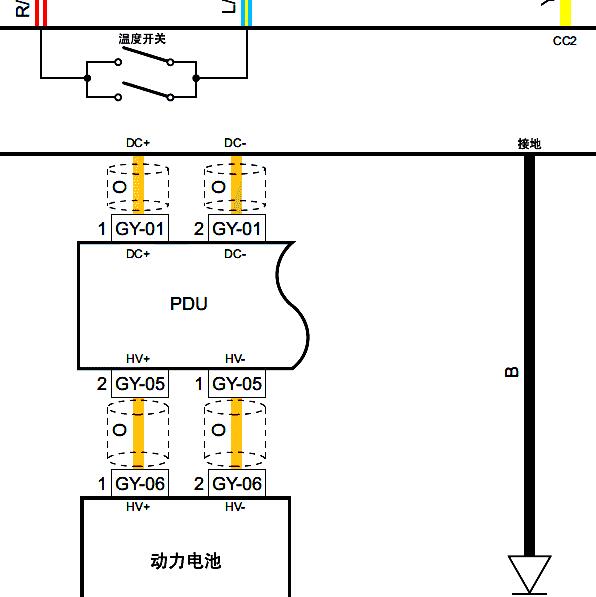 2022年东风风行S50EV 电池包电路图