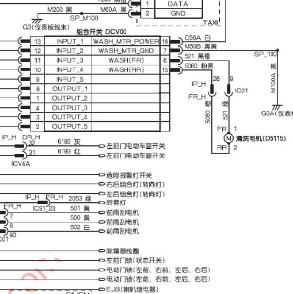 2019年东风富康ES500 车身模块电路图