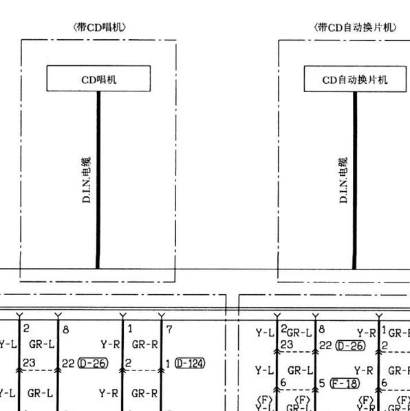 2001年三菱帕杰罗CD机电路图