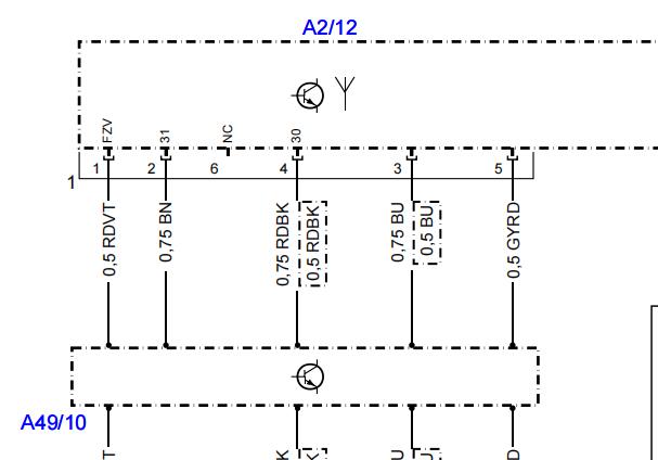 2010年奔驰S400L 天线位置和电路图资料