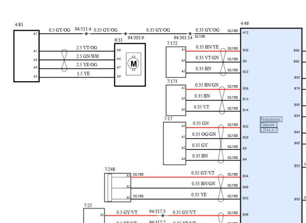 2018年沃尔沃V90发动机和网络通讯电路图