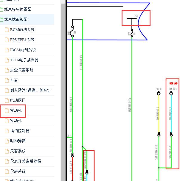 2020-2021年欧尚X7 IG1电路图
