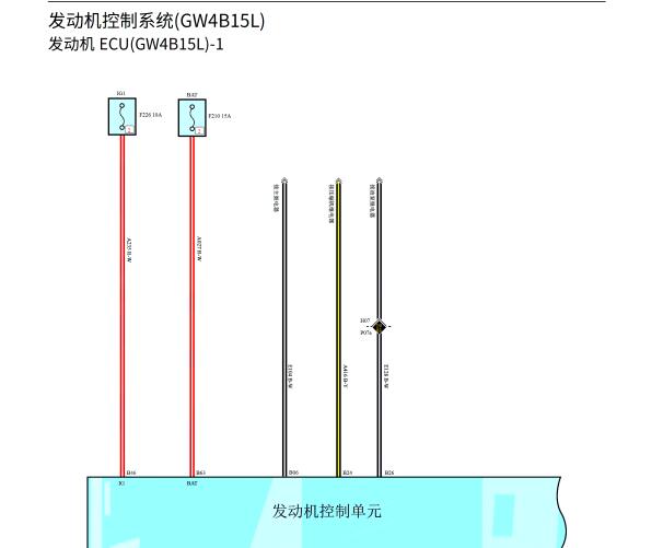 2022年长城哈弗酷狗发动机电路图