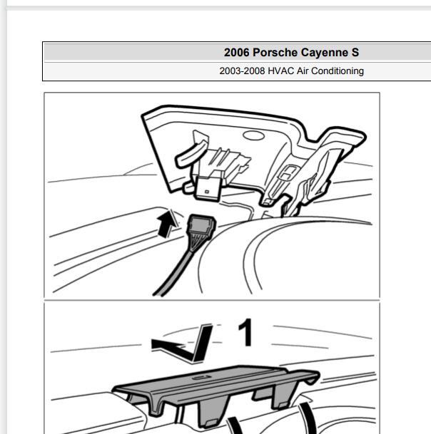2006年卡宴空调维修手册