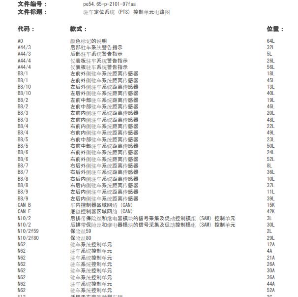 2010年奔驰C200前雷达电路图