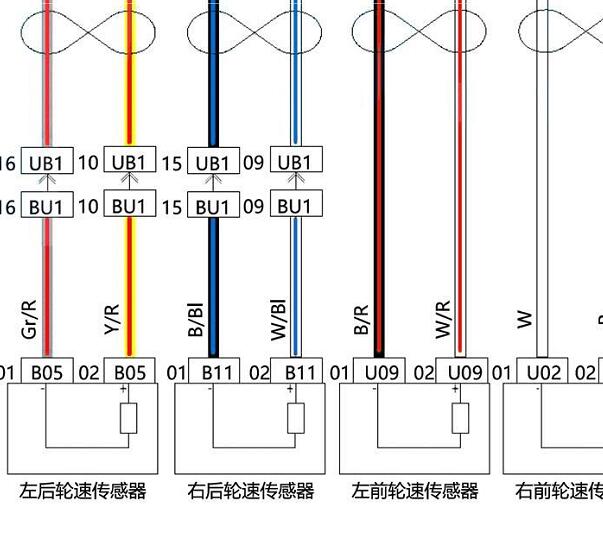 2017-2018年北汽幻速S5 ABS电路图
