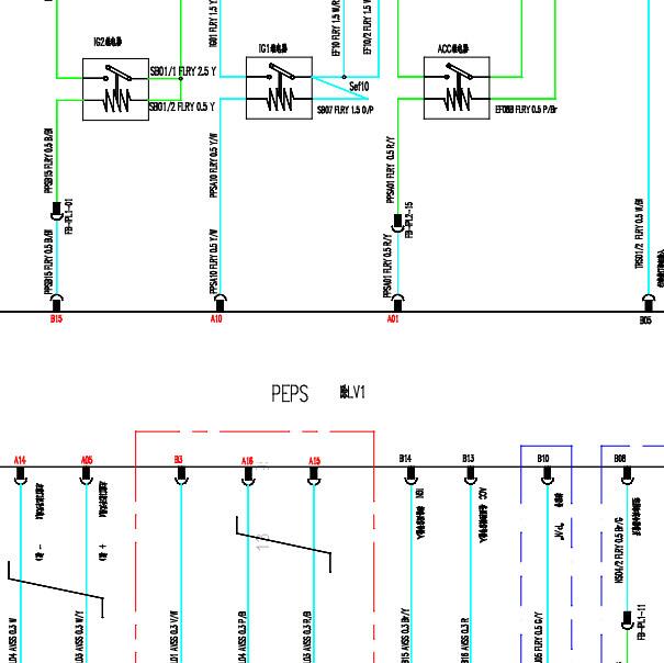 2018年长安科赛PEPS电路图
