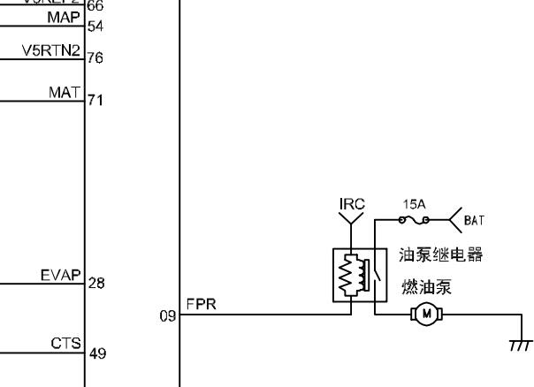 东风风光DK15发动机油泵电路图资料