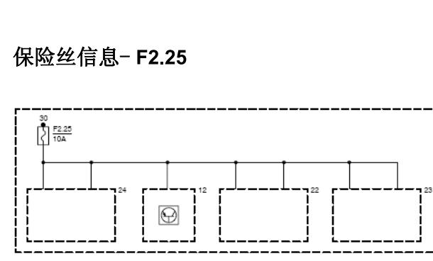 2009年福特蒙迪欧致胜F2.25保险丝资料