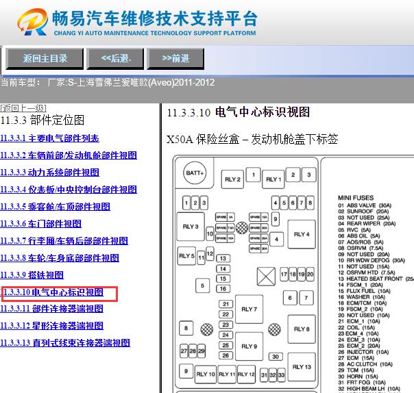 2011-2012年雪佛兰爱唯欧保险说明资料